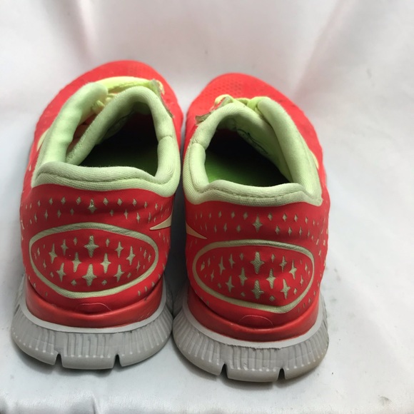 Nike Free 4.0 V2 Running Shoes Orange Size 7 - Picture 6 of 8
